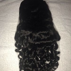 Brazilian Deep Wave Lace front wig 16”